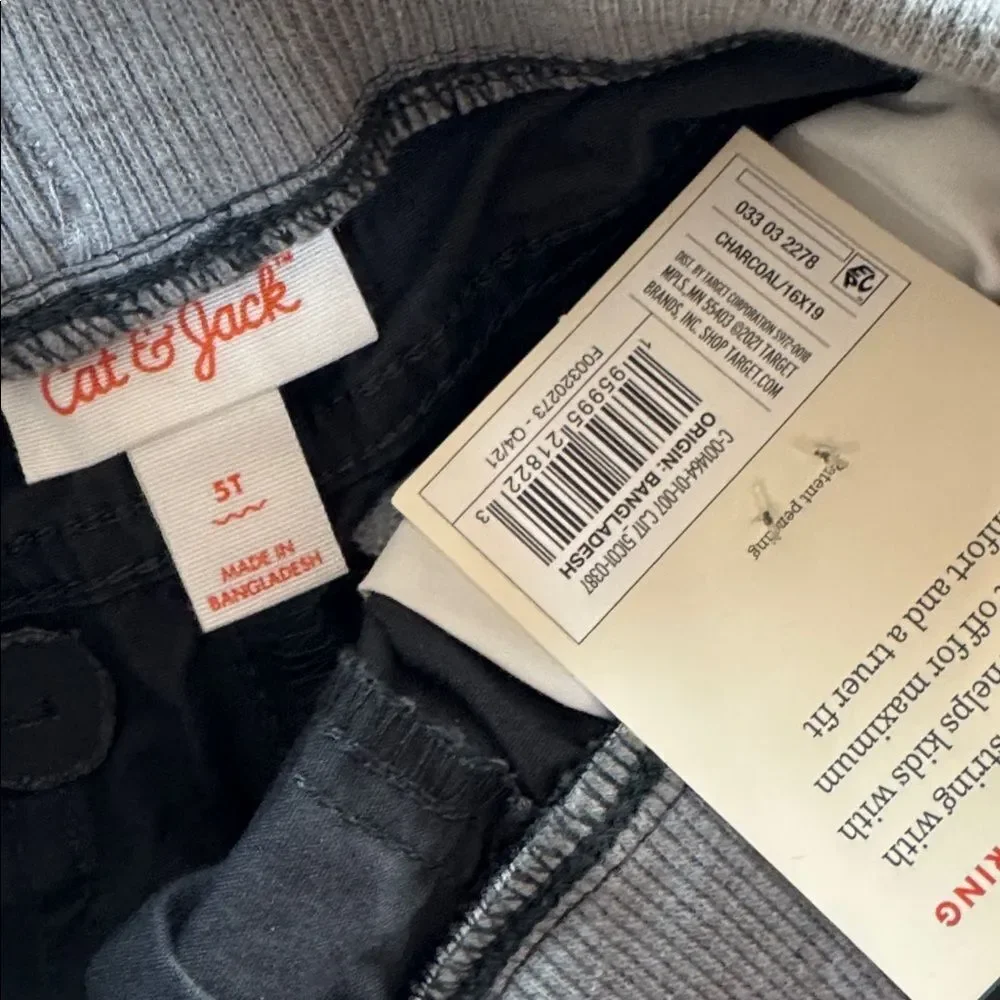 Cat & Jack Kids Charcoal Gray Shorts Size 5T